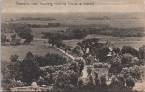 Netherlands Panorama Vanaf Randweg Tussen Bergen en Schoorl Postcard 09.35