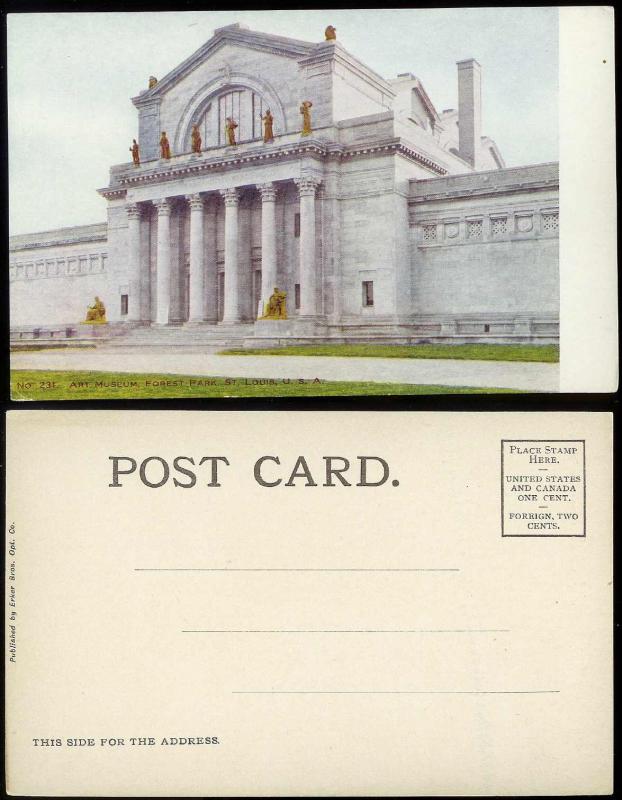 Forest Park Art Museum St Louis MO pre1907