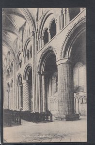 Co Durham Postcard - Durham Cathedral, The Pillars     RS20232