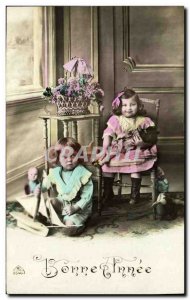 Old Postcard Fantasy Children Doll