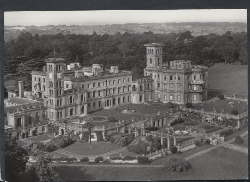 Isle of Wight Postcard - Aerial View of Osborne House     RR4258