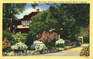 Residence of Carole Lombard - Bel Air, CA