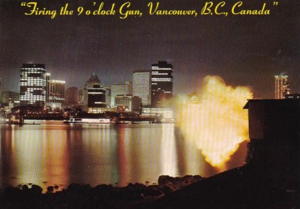 Canada The Nine O'Clock Gun Vancouver British Columbia