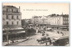 Rond-Point Lafayette 'Edit. Clemence-Isaure' Toulouse France Postcard