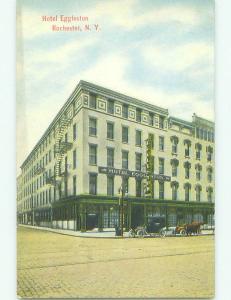 Unused Divided Back EGGLESTON HOTEL Rochester New York NY hr9614