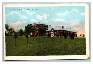 Vintage 1925 Postcard Anderson College Campus in Anderson South Carolina