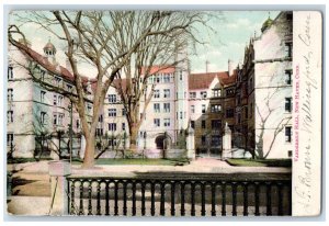 1907 Vanderbilt Hall New Haven Connecticut CT Antique Posted Postcard 