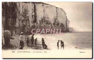 Old Postcard Ault Onival Cliff