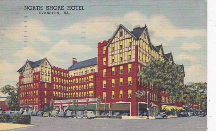 Illinois Evanston North Shore Hotel 1949 Curteich