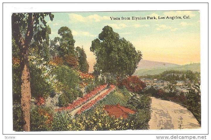 Vista from Elysian Park, Los Angeles, California,00-10s