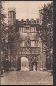 Cambridgeshire Postcard - Cambridge, Trinity College, Great Gate    RS2125