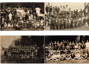 SCHOOL CLASSES FRANCE REAL PHOTO 49 Vintage Postcards Pre-1940 (L6003)