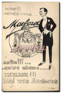 Old Postcard Advertisement Macford electric clock from & # 39ingenieur Macford