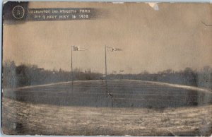 1908 Big Four Washington Indiana Athletic Park Real Photo Postcard