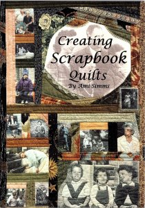 VINTAGE CONTINENTAL SIZE POSTCARD BOOK ADVERTISING: CREATING SCRAP QUILTS