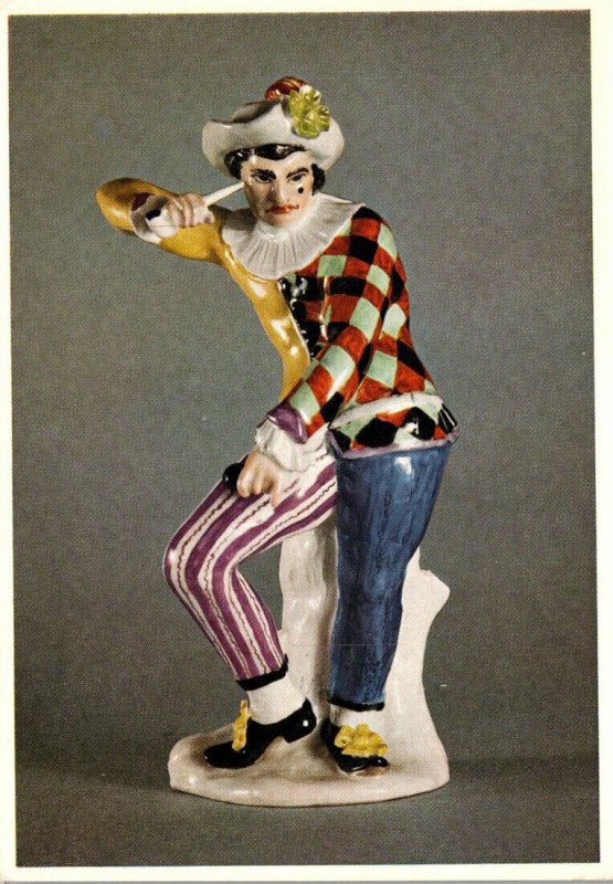 Porcelain Figure The Angry Harlequin Fitzwilliam Museum Cambridge