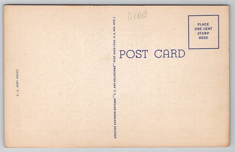 Camp Van Dorn MS 155mm Gun Field Artillery Mississippi Greetings Postcard E49