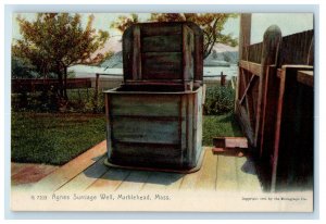 c1905 Anges Surriage Well, Marblehead Massachusetts MA Antique Postcard 