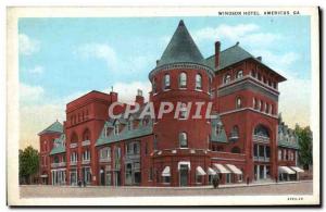 Old Postcard Windsor Hotel Americus Ga