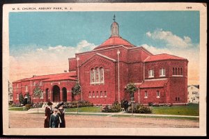 Vintage Postcard 1915-1930 M.E. Church, Asbury Park, New Jersey (NJ)