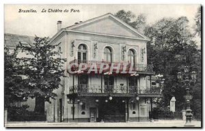 Old Postcard Brussels The Park Theater