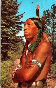 1960 HOW! Native American Indian Vintage Standard View Postcard