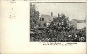 Scituate Massachusetts MA Old Oaken Bucket Woodworth Home c1910 Postcard