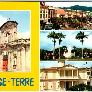 c1970s Basse-Terre, Guadeloupe Colonial Architecture Cathedral Fountain 4x6 M23