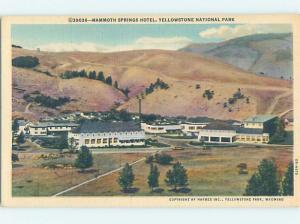 Linen HOTEL SCENE Yellowstone National Park Wyoming WY H0255