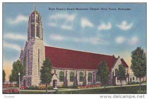 The Boys Town's Dowd Memorial Chapel,  Boys Town,  Nebraska,  PU_1956