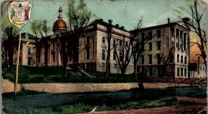 1908 TRENTON NEW JERSEY STATE HOUSE FROM RIVER POSTCARD 26-122