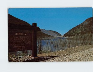 Postcard Earthquake Lake Formed in 1959 Montana USA