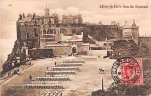 BR94545 edinburgh castle from the esplanade military scotland