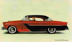 Plymouth Belvedere Sport Coupe 1955 Car Auto postcard