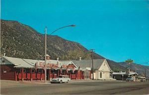 Autos 1960s Mono Lee Vining California Street Scene Royal Pictures postcard 70