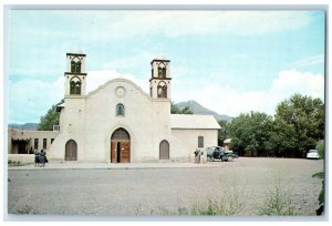 c1950's The Church of San Miguel Socorro New Mexico NM Vintage Postcard