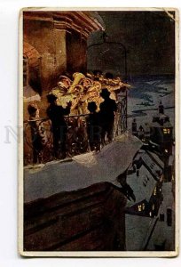 3053279 Illuminated ORCHESTRA by HEY vintage POSTCARD