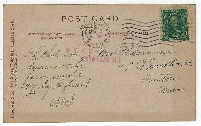 RPPC, DON'T START ANYTHING YOU CAN'T FINISH, 1908