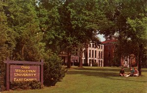 OH - Delaware. Ohio Wesleyan University, Library & Sturges Hall