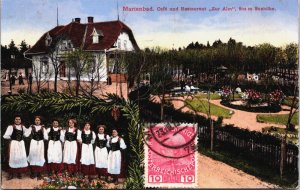 Czech Republic Marienbad Cafe und Restaurant Zur Aim Mariánské Lázně C042