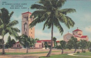 Florida Miami Beach St Parick's Catholic Church and Campanile