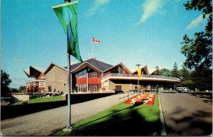 Vtg Stratford Ontario Canada Festival Theatre Entrance Drive & Balcony Postcard