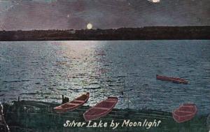 New York Silver Lake By Moonlight 1911