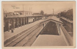 Egypt; Tanta, The Station Interior PPC By Cairo Postcard Trust, Unused, c 1920's