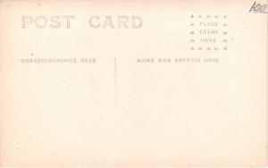 Rangeley Maine~Boardwalk by Lake~Bench Built Around Birch Trees~c1910 RPPC