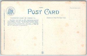 Mount Vernon Virginia 1920s Postcard George Washington's Barn