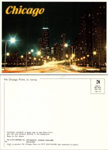 A Night View of Lake Shore Drive, Chicago, Illinois (5523