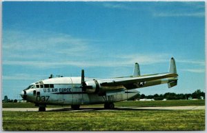 Fairchild C-119J Packet Aircraft Mid-Air Retrieval U.S Airforce Postcard