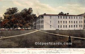 Girls Quarters, Indian School Carlisle, Pennsylvania, PA, USA Indian 1907 sta...