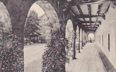 New York Graymoor The Cloistered Porch of The Little Flower Memorial Building